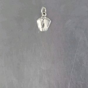 Barefoot Feet sterling silver charm baby